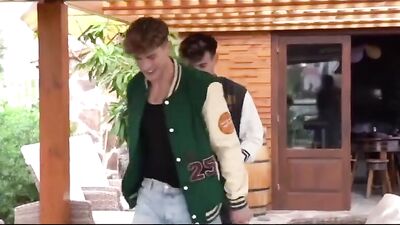 No Limits - After The Game 007: Action-packed bareback handjob and oral gay porn video featuring hot men in the game room!