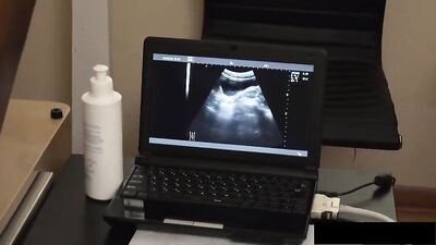 Medical Fetish: Bareback Ultrasound Twink Doctor Voyeur Cum Shot!