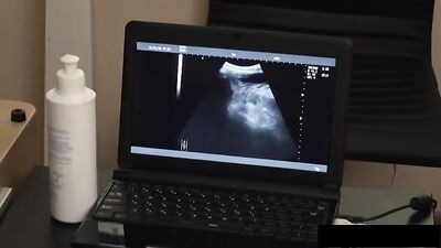 Medical Fetish: Bareback Ultrasound Twink Doctor Voyeur Cum Shot!