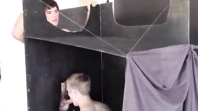 Aussie Glory Hole Twinks - Cum-in-Mouth Bareback Fun!