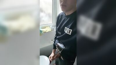 Rosy-cheeked modest Czech cums fast (2)