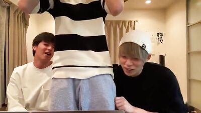 Asian Lad Exposed: Friends Pantsed in Fetish Fun!