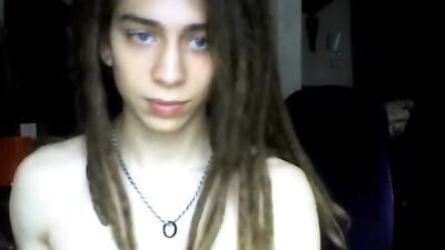 Gay Porn Cum Long Haired Boy MKJN Action Shots Solo