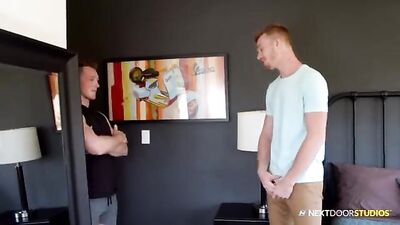 Redhead Muscles Frat Boys: Dacotahs Bareback Oral Debauchery