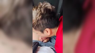 Asian Boy Gets Fucked In The Car: Blowjob Paradise!