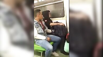 Train Handjob Addiction: Amateur Public Outside Adventure!