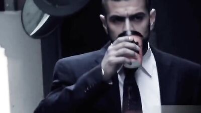 Three horny men have a buisness break: Gay Business Boys Porn!