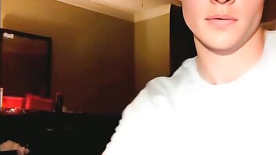 Just A Ginger College Boy In A Hotel Room: Enhanced Web-Cam Porn!