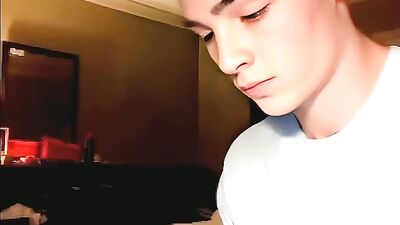 Just A Ginger College Boy In A Hotel Room: Enhanced Web-Cam Porn!