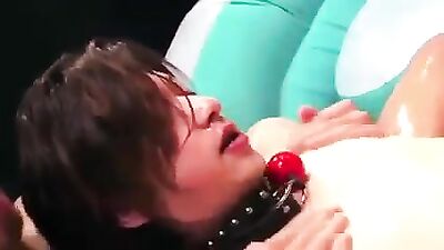 Asian Slave Boy Gangbang: Oral and Anal Action with Asian Twinks