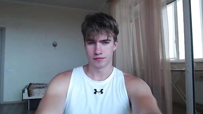 Super Handsome Gay Boys Web-Cam Porn: Big Cocks Muscle Boys Solo Straight Blonde Fit Models!