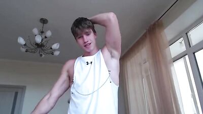 Super Handsome Gay Boys Web-Cam Porn: Big Cocks Muscle Boys Solo Straight Blonde Fit Models!