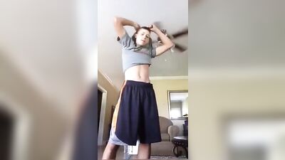 Stripping Hot Twink: Cock and Balls Showcase