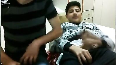 Cumming for the First Time with Sexy Arab Twink