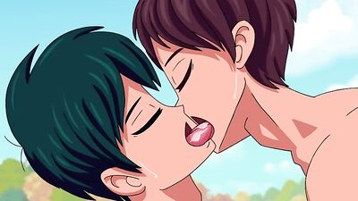 Semen Sharing Frat Boys in Public - Loves the Taste!