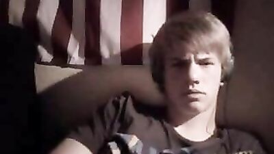 Blonde Night Heat: Cute Amateur Boys Get Handjobs!