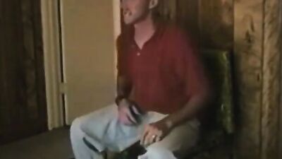 Young Marine Seduced: Bobbys Vintage Voyeur Straight Oral