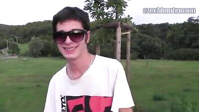 Czech Hunter - A Cute Young Lads Selling his Boy Hole for a Good Pounding