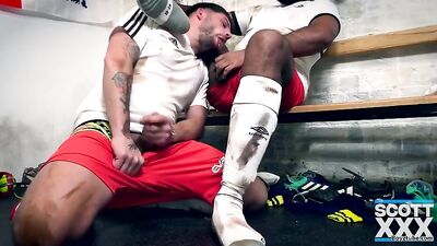 Soccer FUN! Hairy Muscle Boys in UK Porn Adventure