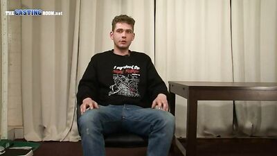 Freds Twink Audition: Hairy Bush First Time Handjob Cum Shots