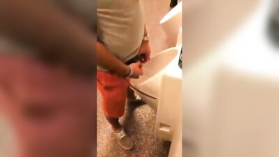 Young Mens Cock with Face: Pissing Urinals and More Exciting Gay Porn Action!