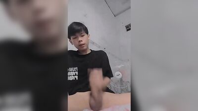 Young Twinks Self-Satisfaction Desires: Licking and Sucking His Own Cock!