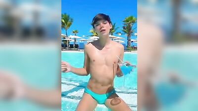 Twink Spring Pool Cutie Porn! Hot Muscle Boys Web-Cam Fun!