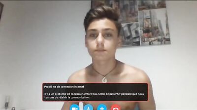 Flavien Skype: Web-Cam Twink Wanks