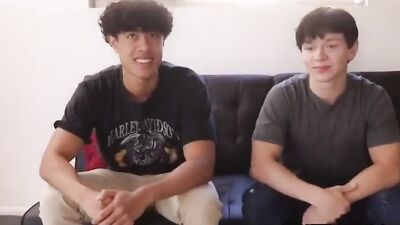 Young Twinks Bareback Fun with Big Dicks