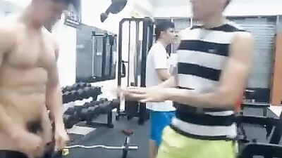 Gym Buddies Give Each Other A Workout - Gay Porn Video
