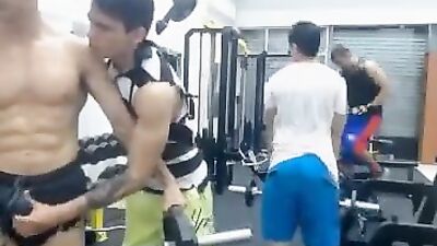 Gym Buddies Give Each Other A Workout - Gay Porn Video