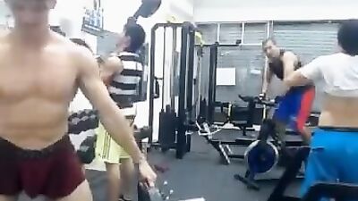 Gym Buddies Give Each Other A Workout - Gay Porn Video