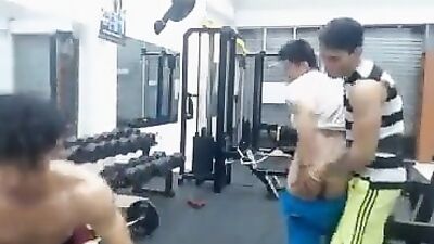 Gym Buddies Give Each Other A Workout - Gay Porn Video