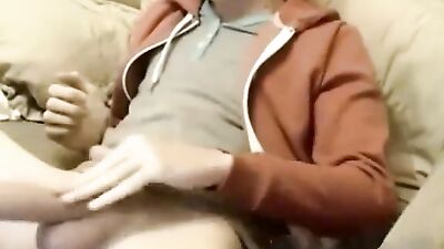 Longue Tige Amateur Web-Cam: Uncut Gay Porn Video!