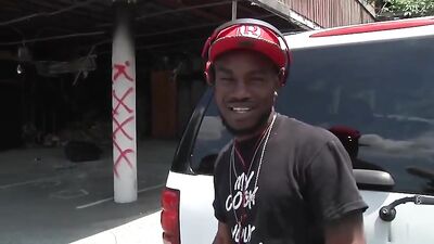 Black Cock Destroys Jocks Tight Hole! - His First Interracial Oral Experience