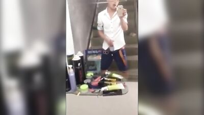 Chinese Public Teen Jerks Off in the Open!