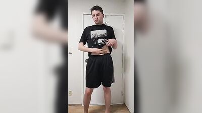 Gorgeous Amateur Twink Strip Show!