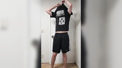 Gorgeous Amateur Twink Strip Show!