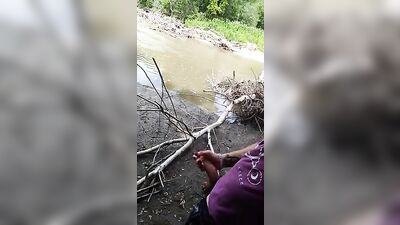 Gay Porn - River Masturbation with Passion ==========================================