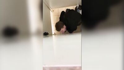 Chads Glory Hole Ordeal: The Ultimate Toilet Sucking Experience