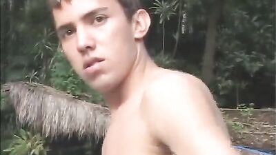 The Pool Boys Secret Desires or Latino Threesome By The Pool or Ass-Licking Newcomer Goes All The Way