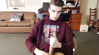 Young Handsome Webcam Model Pumps His Long Cock for Your Pleasure!