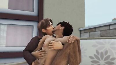 Gay Porn Animation: Raw Bareback Big Dicks Action