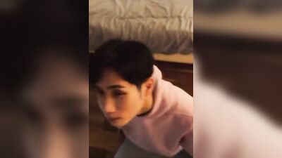 POV Blown by Asian Boy - Explosive Oral Encounter