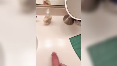 Daddy rex playing with big dick