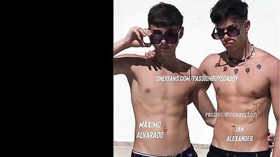 Gay Boys Spit & Cum Showdown - No Condom In 4K Resolution!