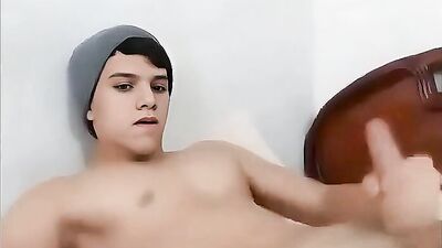 Gay Skinny Twink Cumshot Revamped by AI - Brunette Webcam Cocks and Cumshots