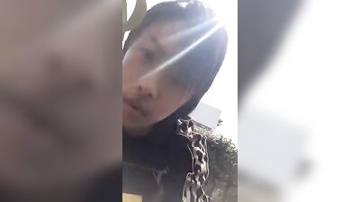 Japanese Boy Exposed: Piss and Cumshot in Public!
