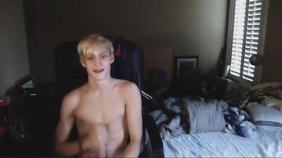 Teen Blond Boys Caught in Gay Porn Wanking on Cans Exposed!