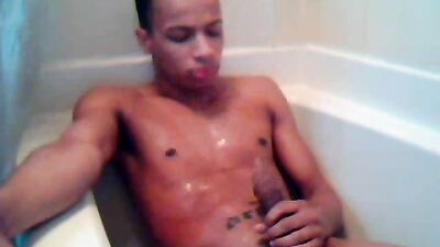 Teen Piss Orgy: JOs in the Bathroom!